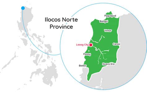 ilocos norte google map|Ilocos Map .